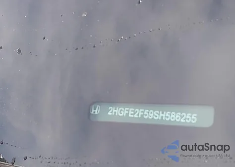 2025 Honda Civic Sport from USA, damaged, VIN 2HGFE2F59SH586255